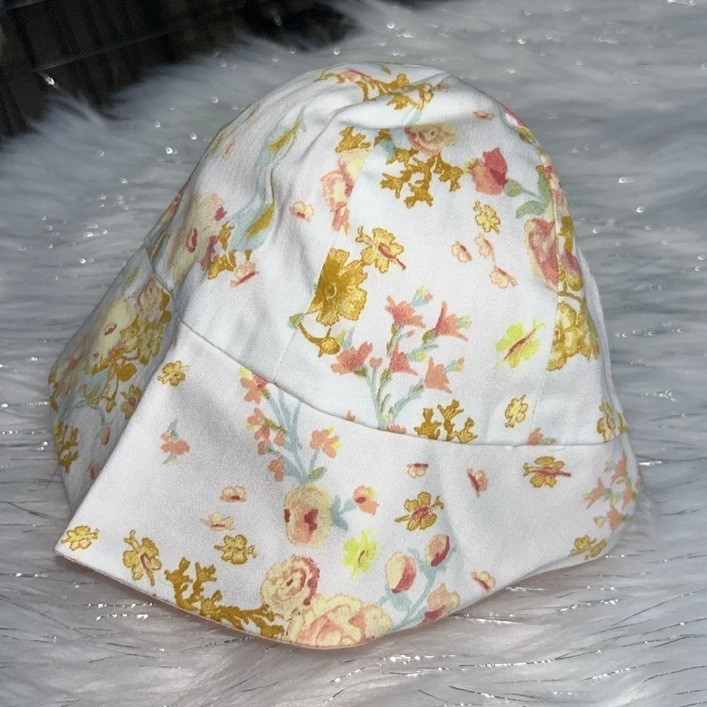 Je suis en CP! Floral Toddler Sun Hat size XS